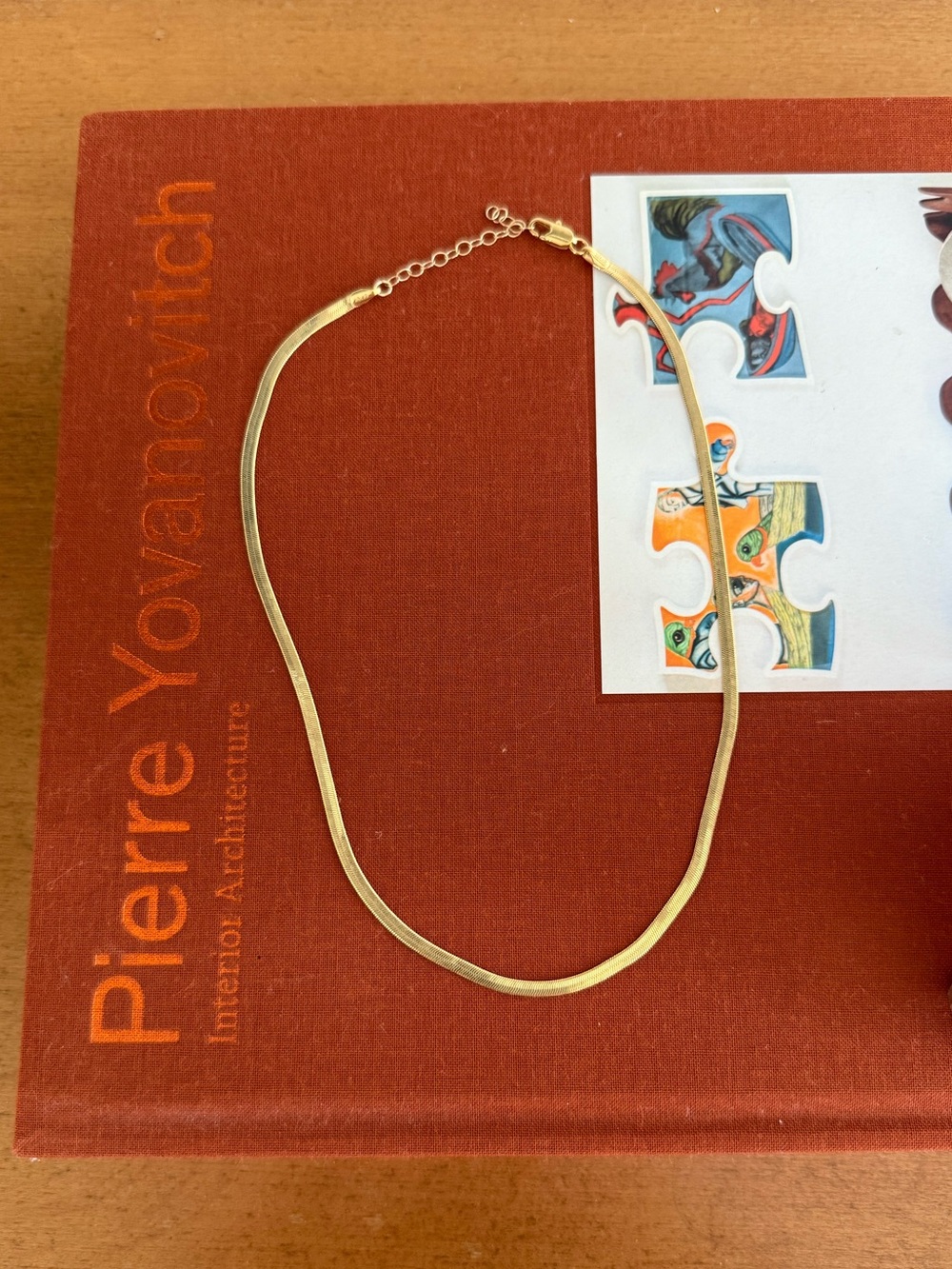 Gold Snake Chain Necklace